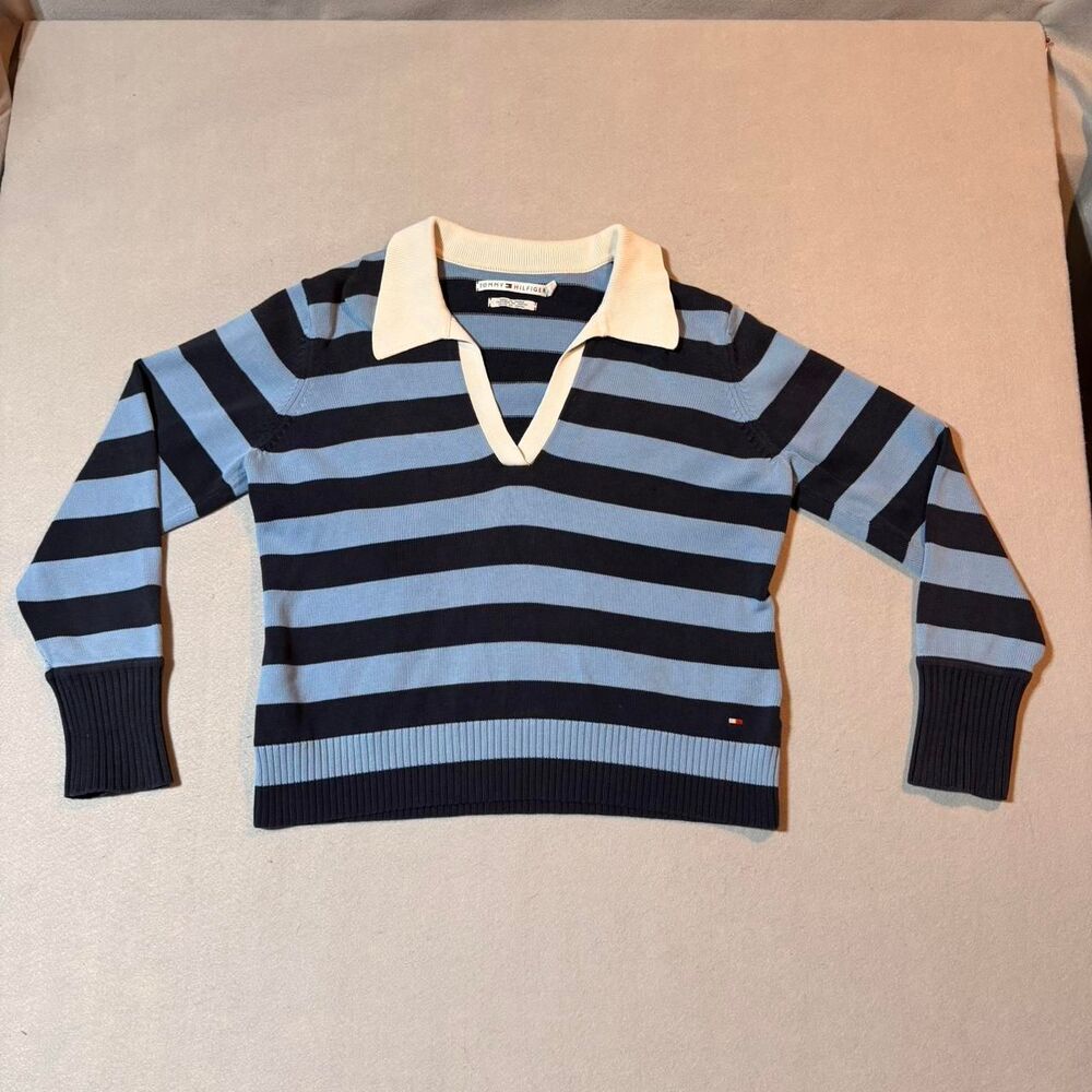 Tommy-hilfiger Women's Blue and Navy Jumper